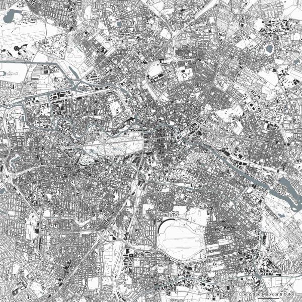 berlin figure ground diagram Schwarzplan