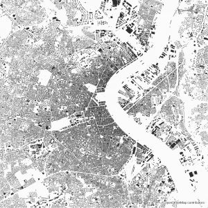 Bordeaux figure-ground diagram & city map FIGUREGROUNDS