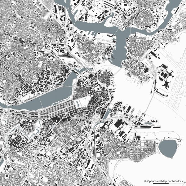 Boston figureground diagram & city map FIGUREGROUNDS