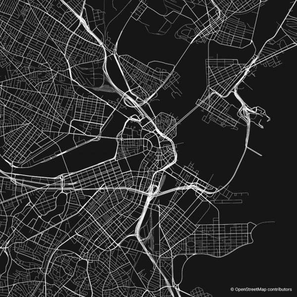 Boston figureground diagram & city map FIGUREGROUNDS