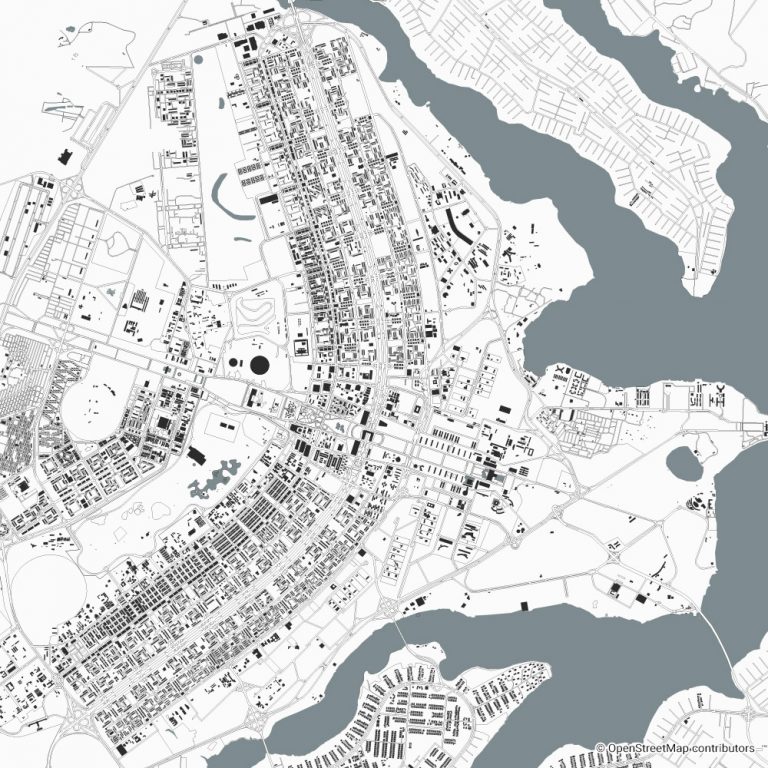 Brasilia figureground diagram & city map FIGUREGROUNDS