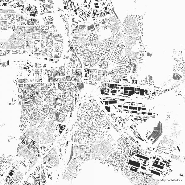 Chelyabinsk Figure-ground diagram Schwarzplan