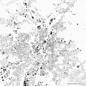 chemnitz Figure-ground diagram Schwarzplan