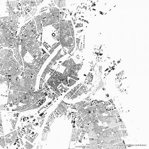 copenhagen Figure-ground diagram Schwarzplan