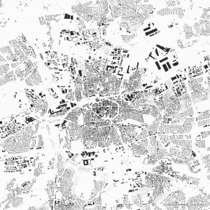 dortmund Figure-ground diagram Schwarzplan