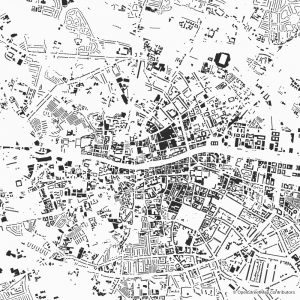 dublin Figure-ground diagram Schwarzplan