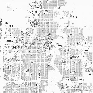 fargo Figure-ground diagram Schwarzplan