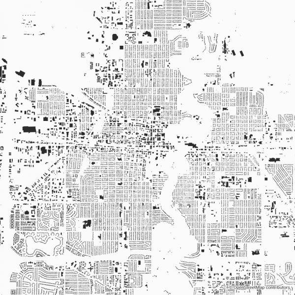 fargo Figure-ground diagram Schwarzplan