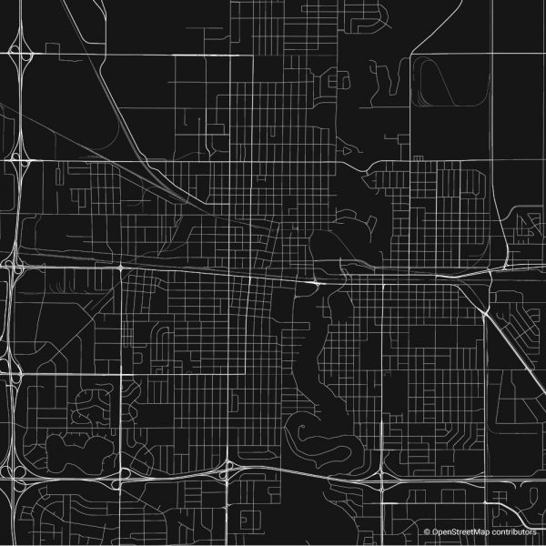 fargo Figure-ground diagram Schwarzplan