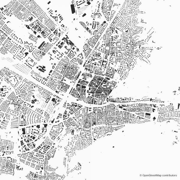 freiburg figure-ground diagram Schwarzplan