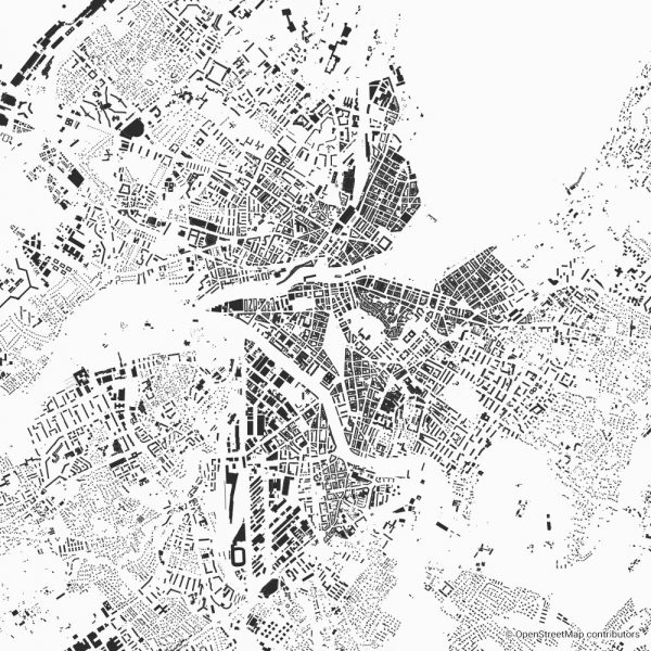 geneva Genf figure-ground diagram Schwarzplan