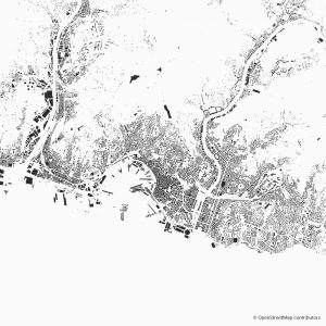 genoa genua figure-ground diagram Schwarzplan