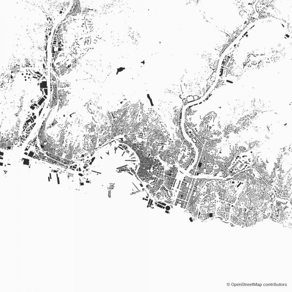 genoa genua figure-ground diagram Schwarzplan