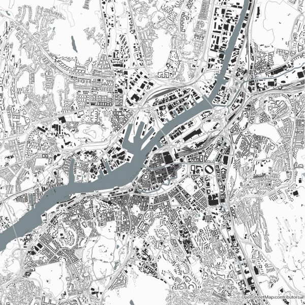 gothenburg Göteborg figure-ground diagram Schwarzplan