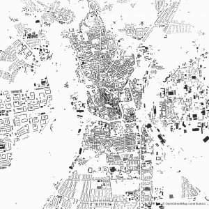 halle figure-ground diagram Schwarzplan