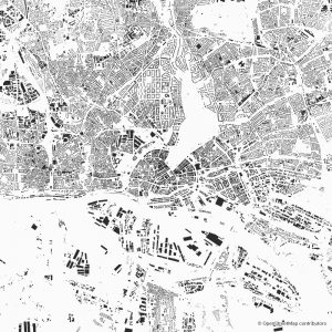 hamburg figure-ground diagram Schwarzplan