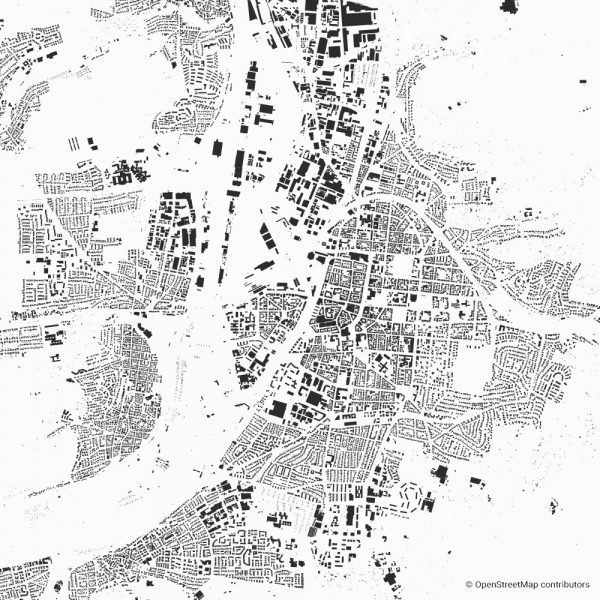 heilbronn figure-ground diagram Schwarzplan