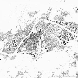 innsbruck figure-ground diagram Schwarzplan