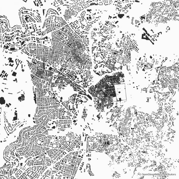 jerusalem figure-ground diagram Schwarzplan