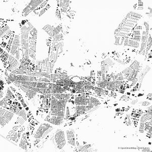 karlsruhe figure-ground diagram Schwarzplan