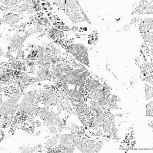 Kyiv figure-ground diagram & city map FIGUREGROUNDS