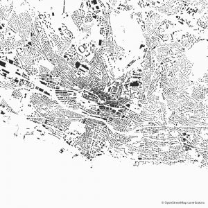 lausanne figure-ground diagram Schwarzplan