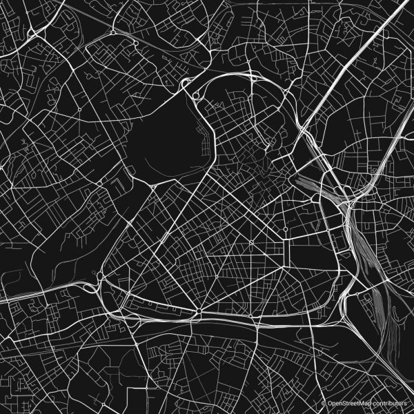 lille figure-ground diagram Schwarzplan