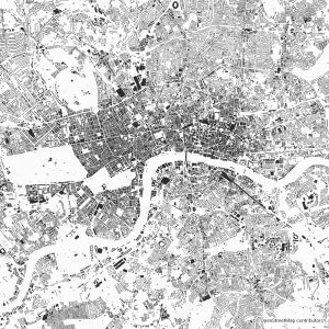 london figure-ground diagram Schwarzplan