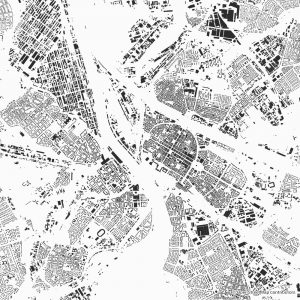 Mannheim figure-ground diagram & city map FIGUREGROUNDS