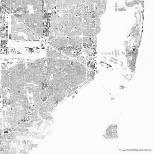 miami figure-ground diagram Schwarzplan