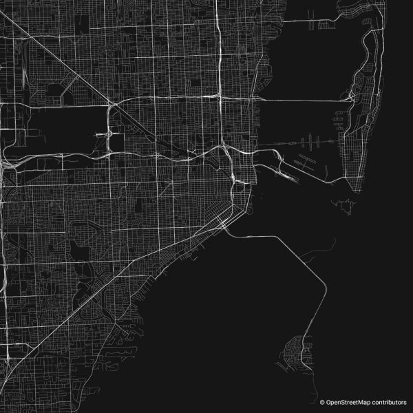 miami figure-ground diagram Schwarzplan