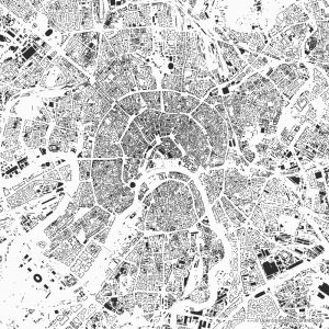 moscow figure-ground diagram Schwarzplan