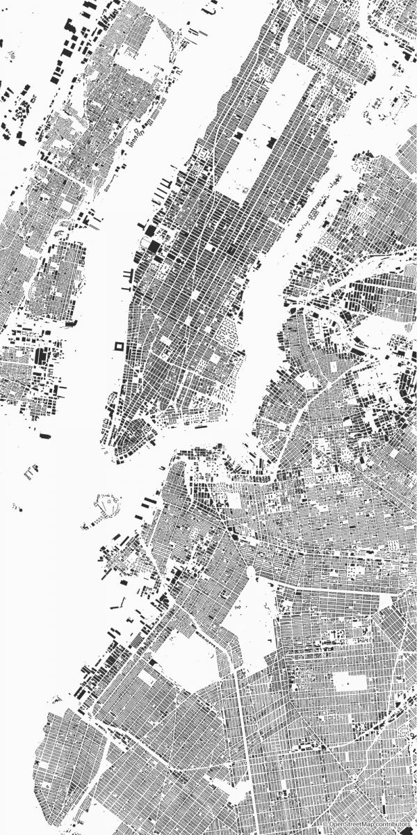 new york figure-ground diagram Schwarzplan