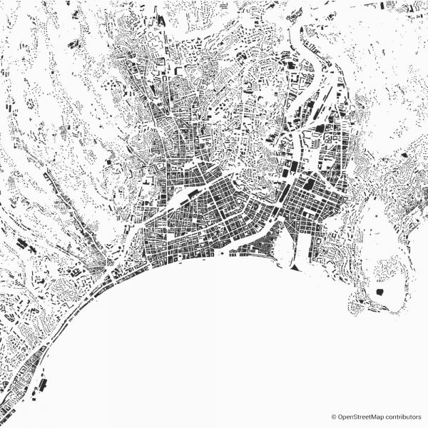 nice figure-ground diagram Schwarzplan