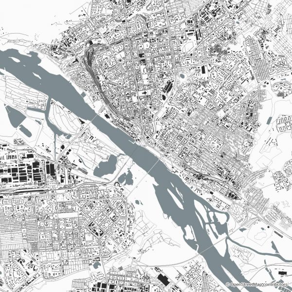 novosibirsk figure-ground diagram Schwarzplan