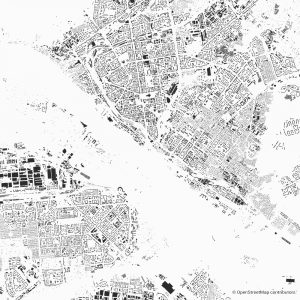 novosibirsk figure-ground diagram Schwarzplan