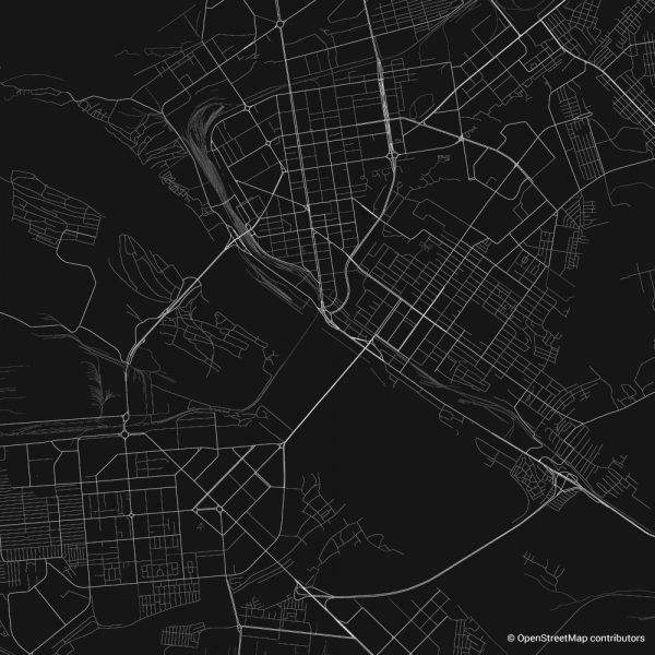 novosibirsk figure-ground diagram Schwarzplan