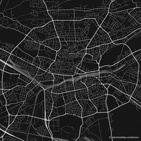 nuremberg figure-ground diagram Schwarzplan