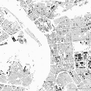 omsk figure-ground diagram Schwarzplan