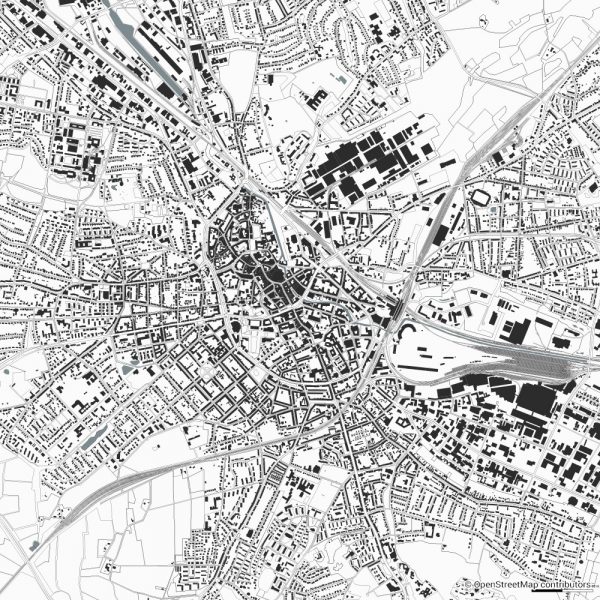 osnabrück figure-ground diagram Schwarzplan