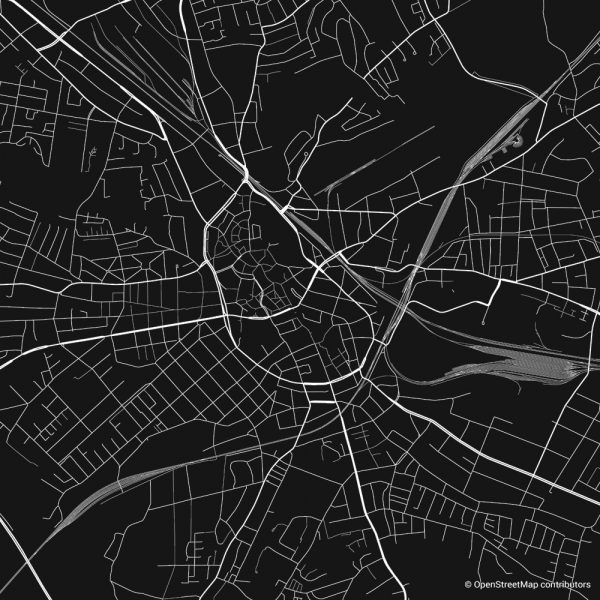 osnabrück figure-ground diagram Schwarzplan