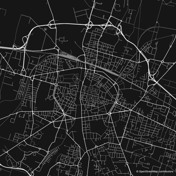 parma figure ground diagram Schwarzplan