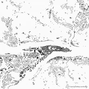 passau figure ground diagram Schwarzplan