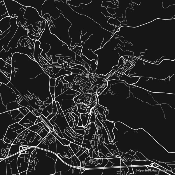 perugia figure ground diagram Schwarzplan