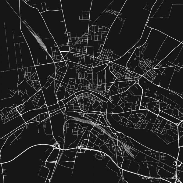 pisa figure ground diagram Schwarzplan