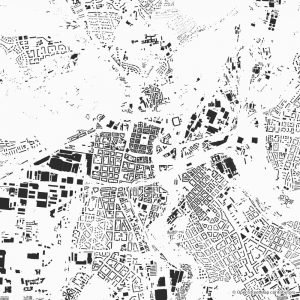 plzen figure ground diagram Schwarzplan