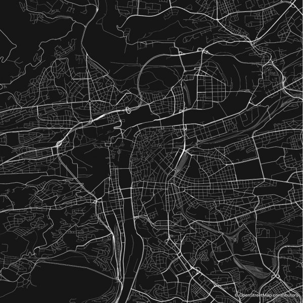 prague figure ground diagram Schwarzplan