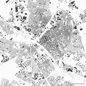 reims figure ground diagram Schwarzplan