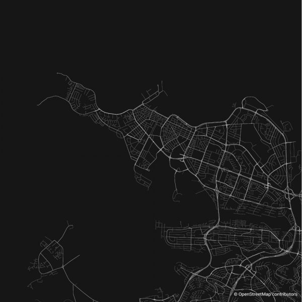 reykjavik figure ground diagram Schwarzplan