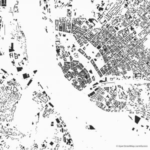 riga figure ground diagram Schwarzplan